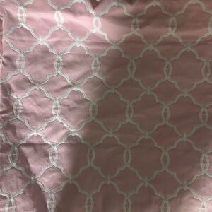 Pottery Barn Kids Pink and White Fabric
